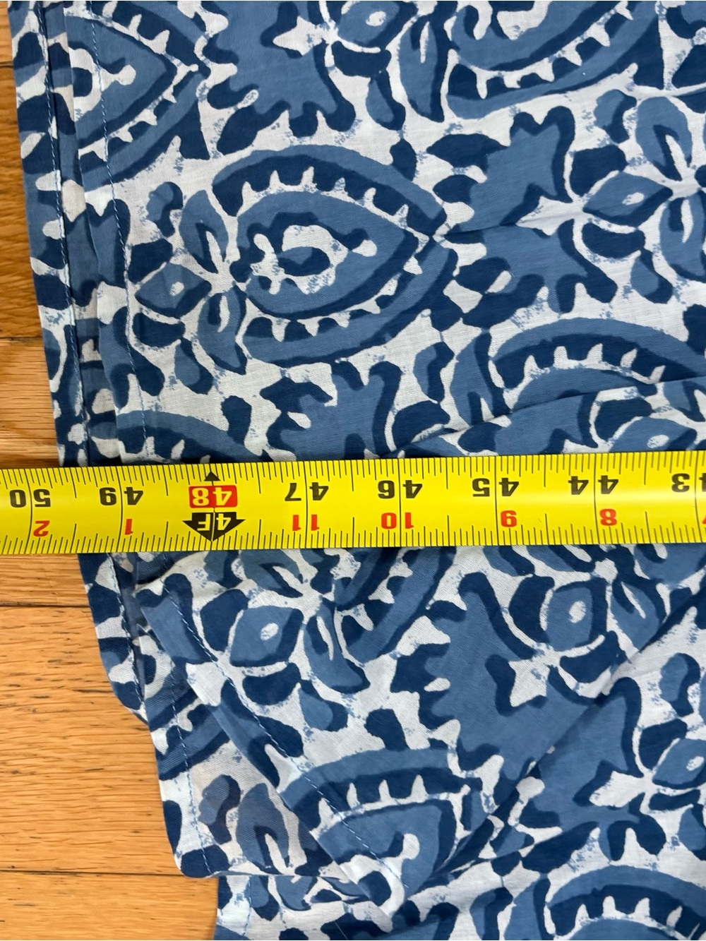 Rockflowerpaper Sara Indigo Drop Waist Maxi Dress LG/XL Coastal Boho Resortwear - Picture 10 of 11